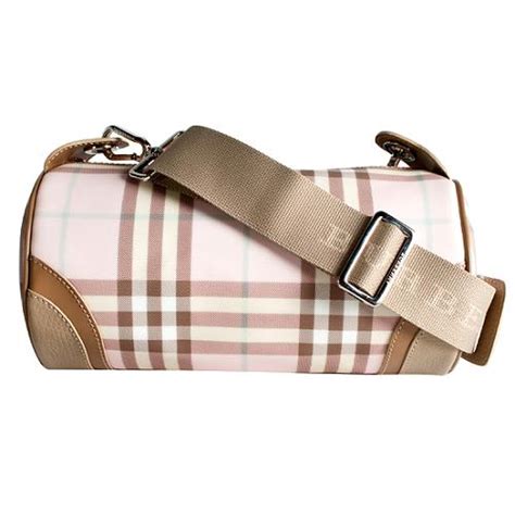 pink burberry barrel bag|Burberry vintage check shoulder bag.